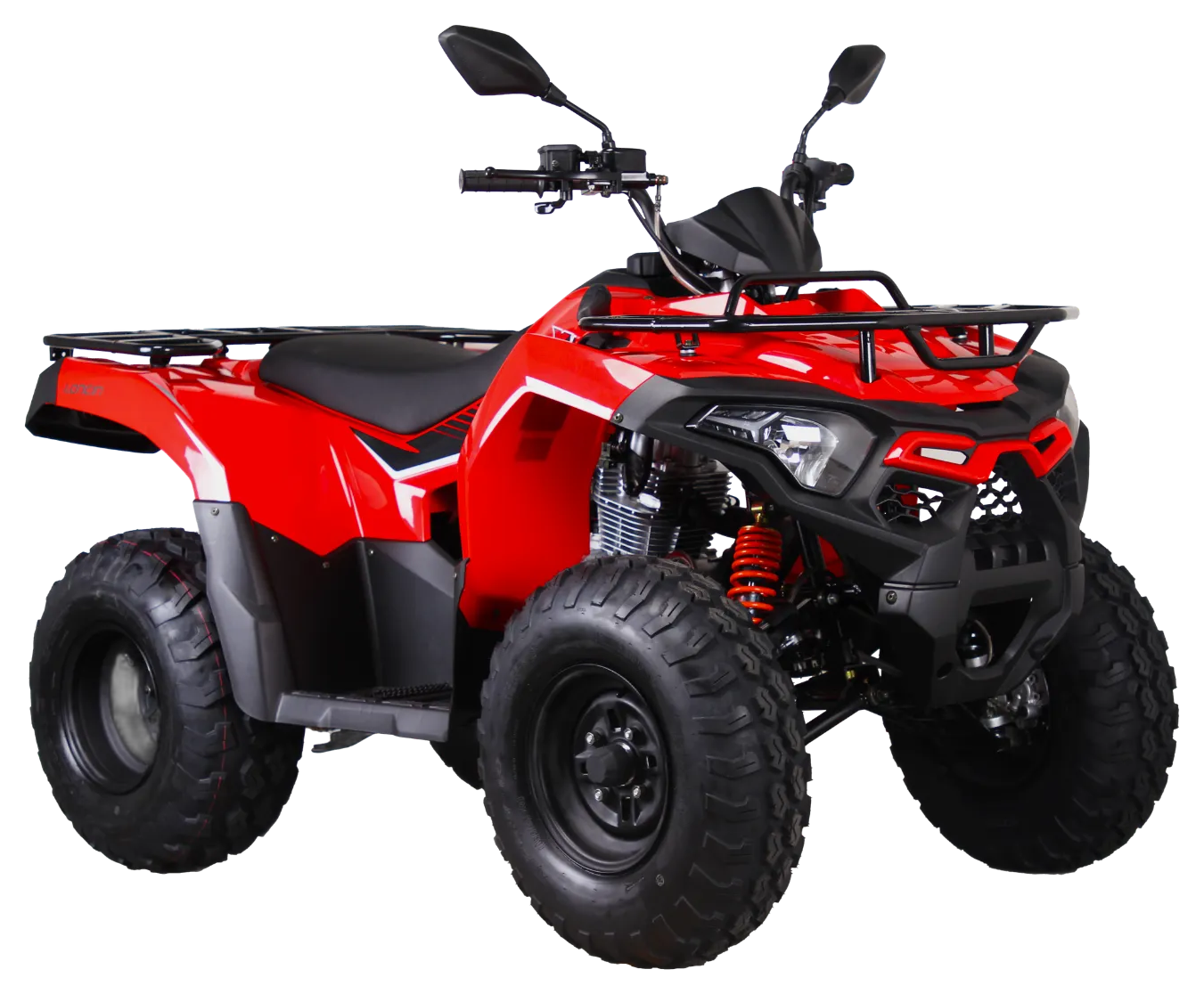 XWolf 230, quadriciclo Loncin vermelho