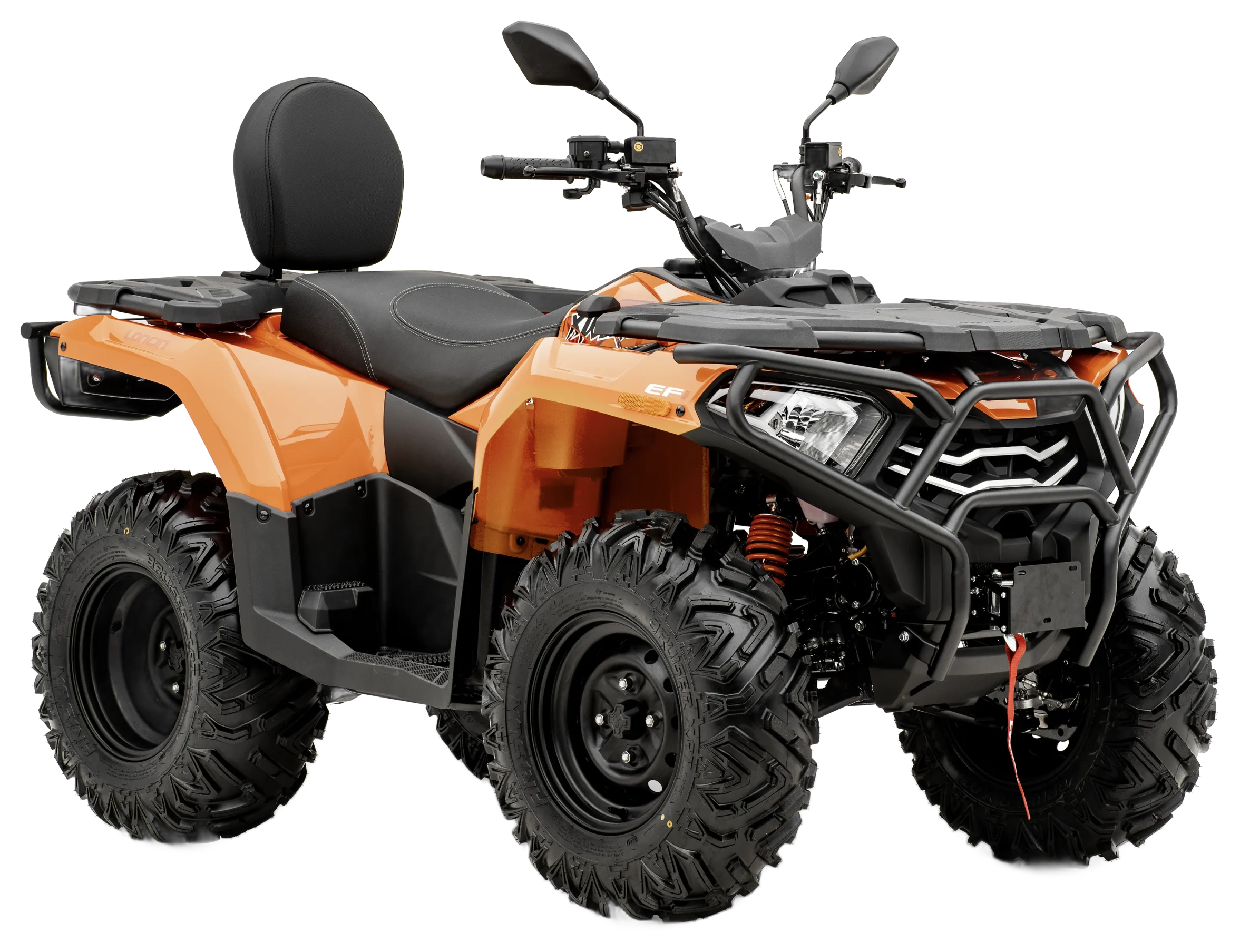 XWolf 300, quadriciclo Loncin laranja